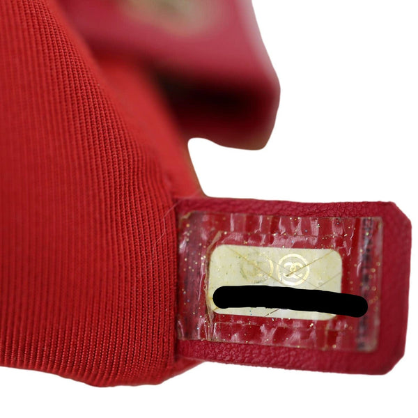 CHANEL In Seoul Small Quilted Lambskin Backpack Bag Red