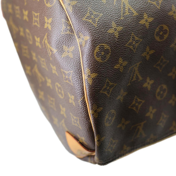 LOUIS VUITTON Keepall 55  Monogram Canvas Travel Bag Brown