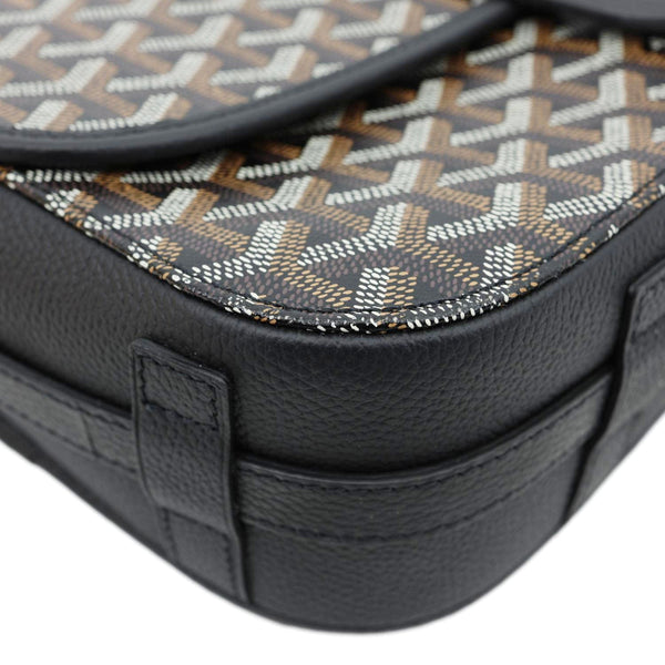 GOYARD Belvedere MM Canvas Messenger Bag Black