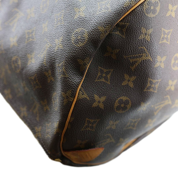 LOUIS VUITTON Keepall 55  Monogram Canvas Travel Bag Brown