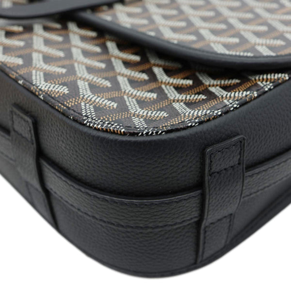 GOYARD Belvedere MM Canvas Messenger Bag Black