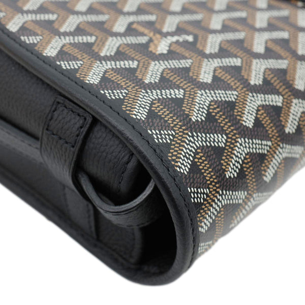 GOYARD Belvedere MM Canvas Messenger Bag Black