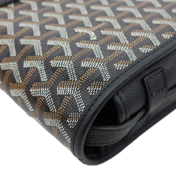 GOYARD Belvedere MM Canvas Messenger Bag Black