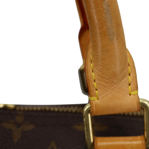 LOUIS VUITTON Keepall 55  Monogram Canvas Travel Bag Brown