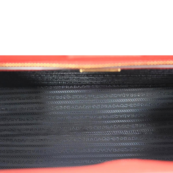 PRADA Saffiano Leather Tote Bag Red