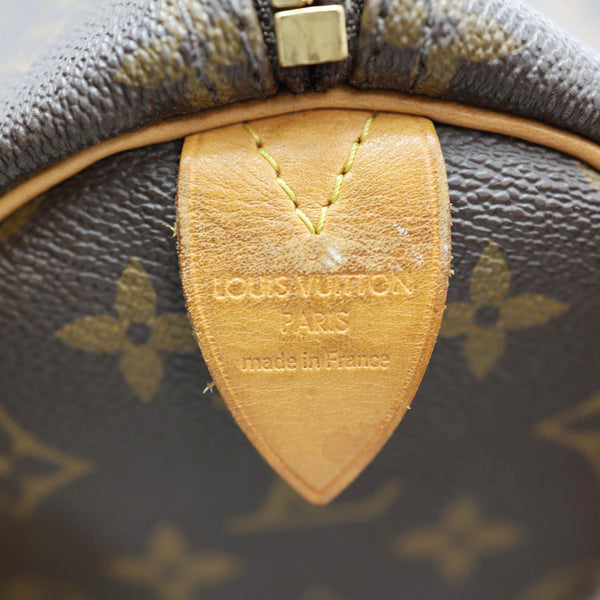 LOUIS VUITTON Keepall 55  Monogram Canvas Travel Bag Brown