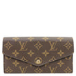 LOUIS VUITTON Sarah Monogram Canvas Wallet Red