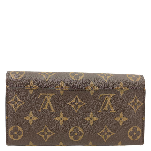 LOUIS VUITTON Sarah Monogram Canvas Wallet Red