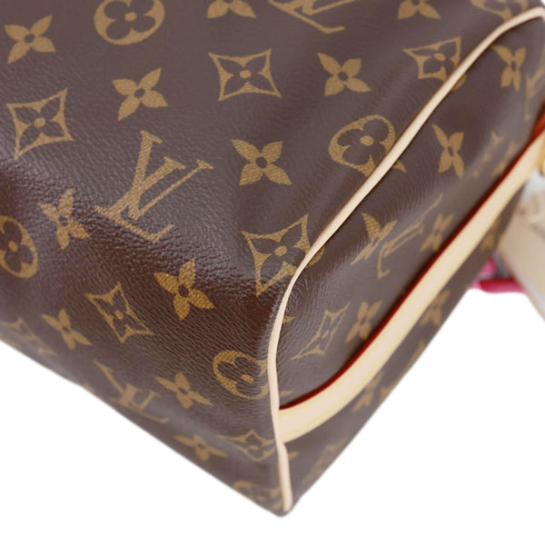 LOUIS VUITTON Speedy 25 Bandouliere Monogram Canvas Shoulder Bag Brown