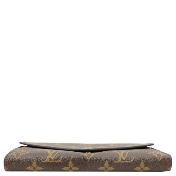 LOUIS VUITTON Sarah Monogram Canvas Wallet Red