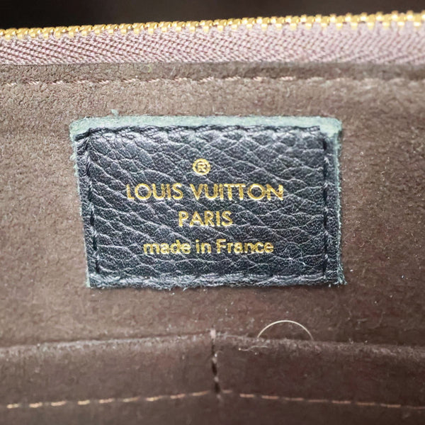 LOUIS VUITTON Kimono Monogram Canvas Leather Tote Bag Black