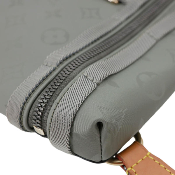 LOUIS VUITTON Titanium Monogram Canvas Messenger Bag Grey
