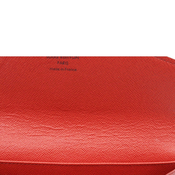 LOUIS VUITTON Sarah Monogram Canvas Wallet Red