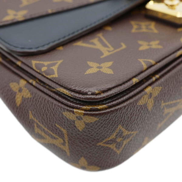 LOUIS VUITTON Marceau Monogram Canvas Chain Shoulder Bag Black