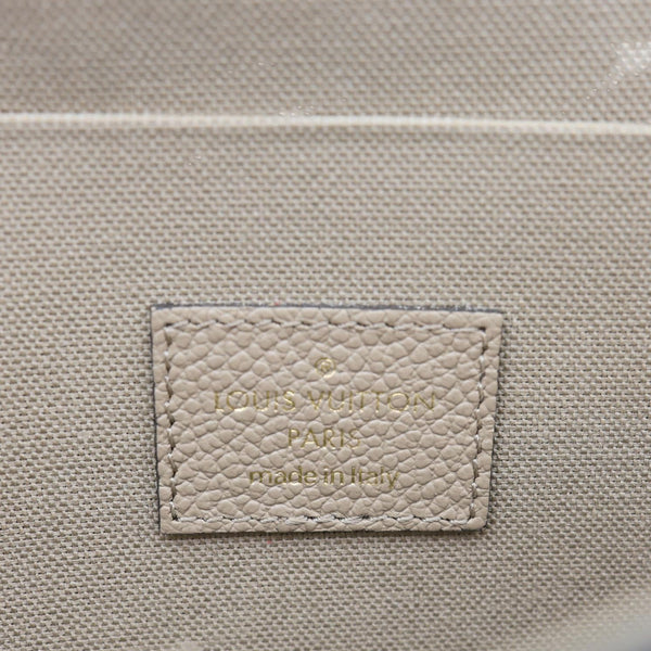 LOUIS VUITTON Felicie Pochette Giant Monogram Empreinte Crossbody Bag Bicolor