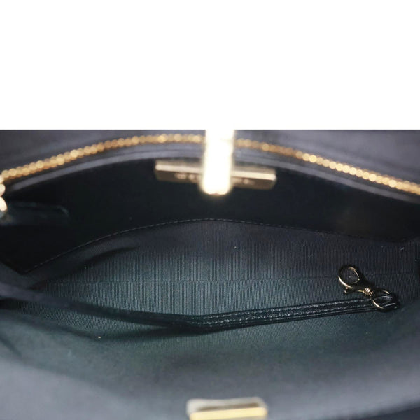 CHANEL Mini 31 Quilted Calfskin Patent Leather Shopping Crossbody Bag Green