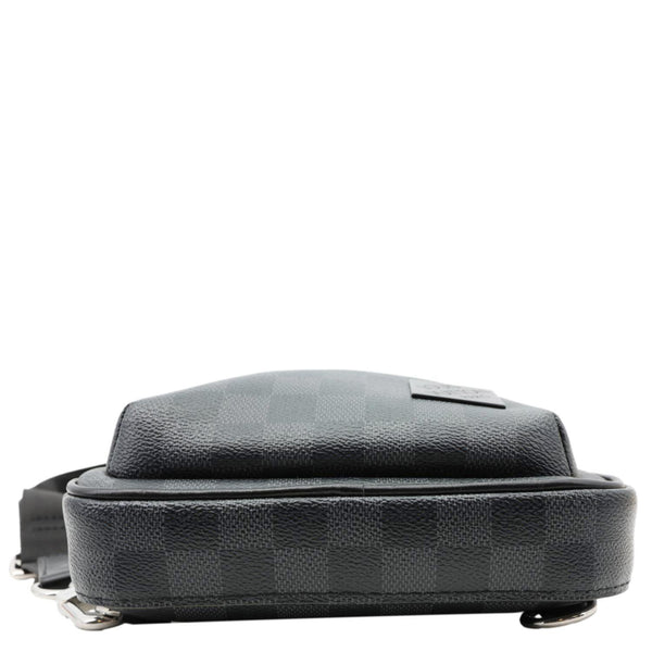 LOUIS VUITTON Avenue Sling Damier Graphite Backpack Bag Black