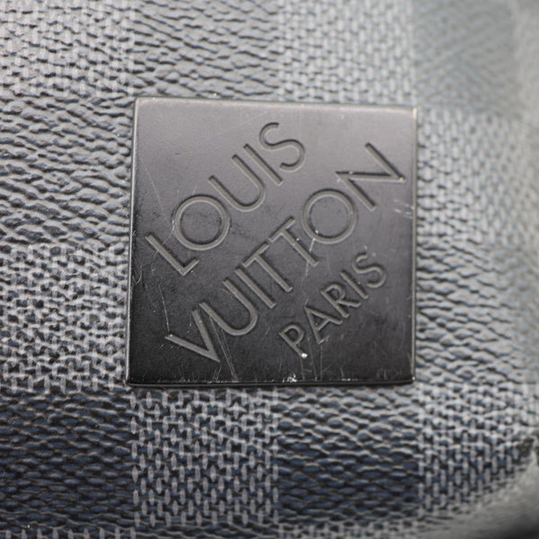 LOUIS VUITTON Avenue Sling Damier Graphite Backpack Bag Black