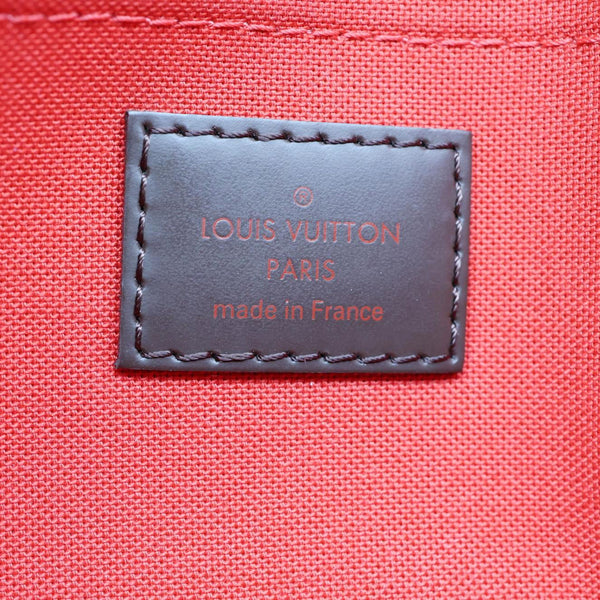 LOUIS VUITTON Favorite MM Damier Ebene Chain Shoulder Bag Brown