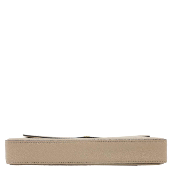 LOUIS VUITTON Felicie Pochette Giant Monogram Empreinte Crossbody Bag Bicolor