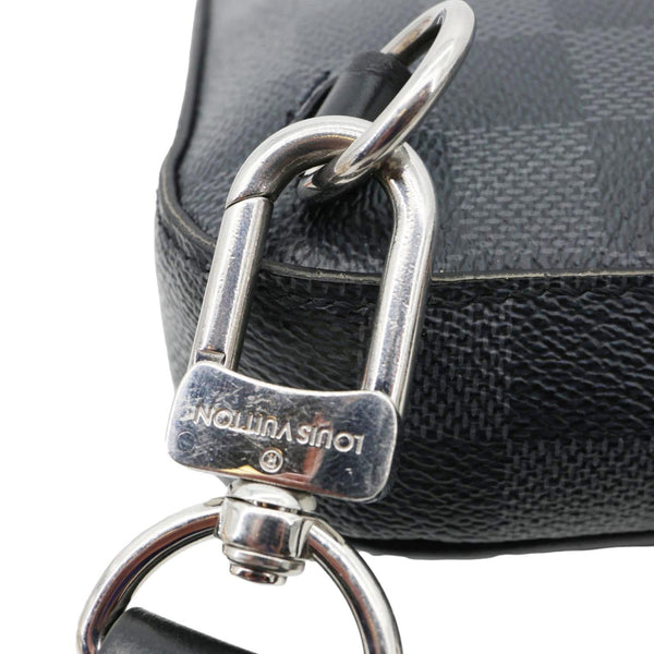 LOUIS VUITTON Avenue Sling Damier Graphite Backpack Bag Black