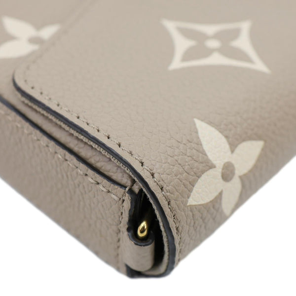 LOUIS VUITTON Felicie Pochette Giant Monogram Empreinte Crossbody Bag Bicolor