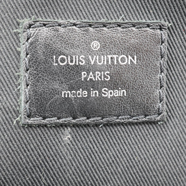 LOUIS VUITTON Avenue Sling Damier Graphite Backpack Bag Black