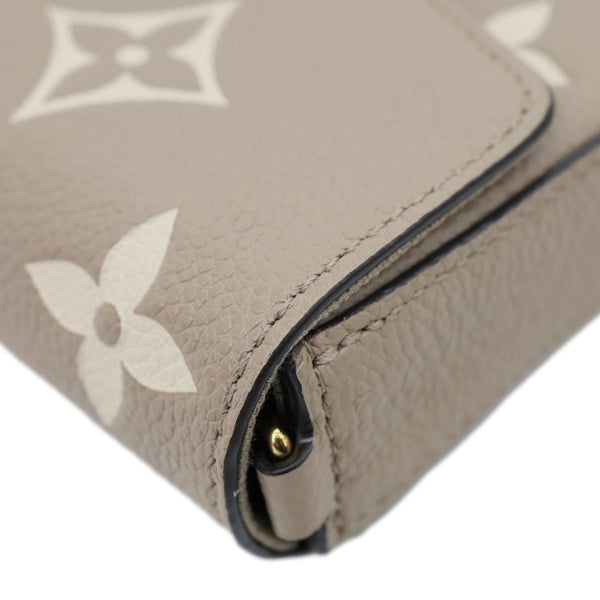 LOUIS VUITTON Felicie Pochette Giant Monogram Empreinte Crossbody Bag Bicolor