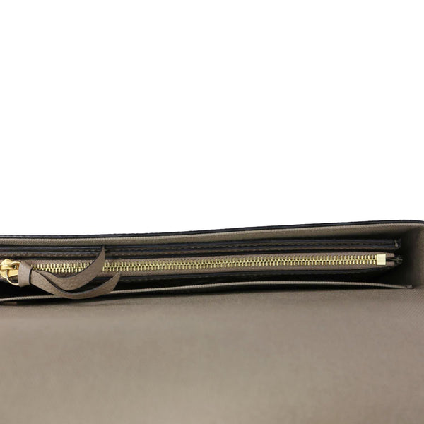 LOUIS VUITTON Felicie Pochette Giant Monogram Empreinte Crossbody Bag Bicolor