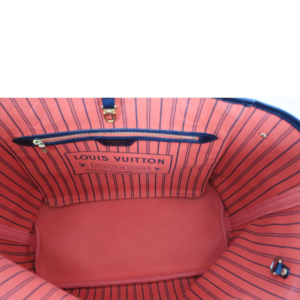 LOUIS VUITTON Neverfull MM World Tour Monogram Canvas Tote Shoulder Bag Brown