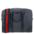 GUCCI GG Supreme Canvas Briefcase Messenger Bag Black 474135