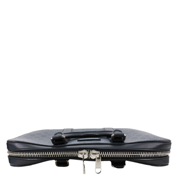 GUCCI GG Supreme Canvas Briefcase Messenger Bag Black 474135