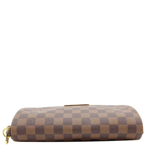 LOUIS VUITTON Favorite MM Damier Ebene Chain Shoulder Bag Brown