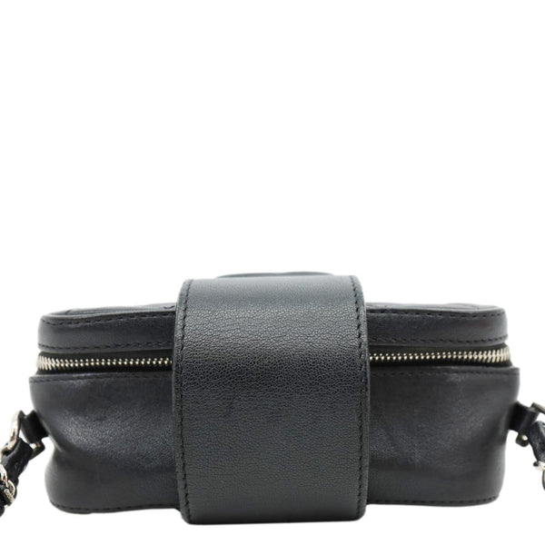 CHANEL CC Box Mini Quilted Lambskin Leather Camera Bag Black