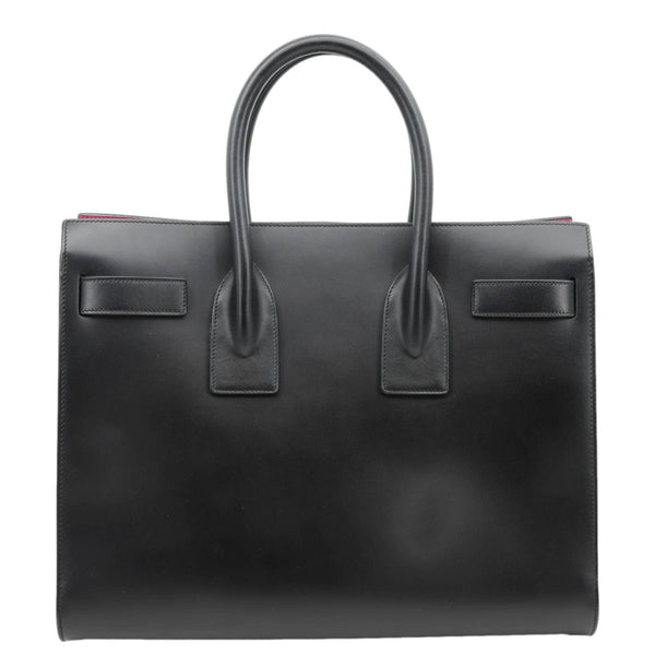 YVES SAINT LAURENT Sac de Jour Small Leather Satchel Shoulder Bag Black