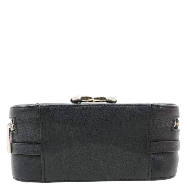 CHANEL CC Box Mini Quilted Lambskin Leather Camera Bag Black