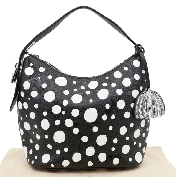 LOUIS VUITTON x YK Marshmallow Empreinte Leather Hobo Bag Black