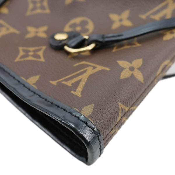 LOUIS VUITTON Neverfull MM World Tour Monogram Canvas Tote Shoulder Bag Brown