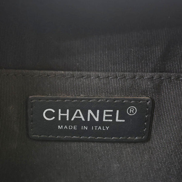 CHANEL CC Box Mini Quilted Lambskin Leather Camera Bag Black