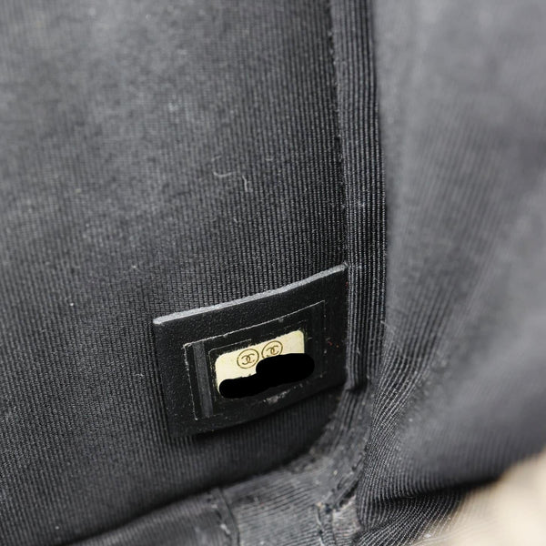 CHANEL CC Box Mini Quilted Lambskin Leather Camera Bag Black