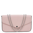 LOUIS VUITTON Felicie Pochette Epi Leather Crossbody Bag Pink
