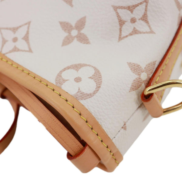 LOUIS VUITTON Noe Purse LV Charms Monogram Canvas Bucket Bag Dune