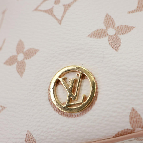 LOUIS VUITTON Noe Purse LV Charms Monogram Canvas Bucket Bag Dune
