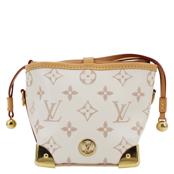 LOUIS VUITTON Noe Purse LV Charms Monogram Canvas Bucket Bag Dune