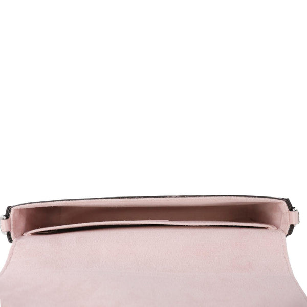 LOUIS VUITTON Felicie Pochette Epi Leather Crossbody Bag Pink
