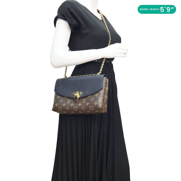 LOUIS VUITTON Saint Placide Monogram Canvas Crossbody Bag Brown