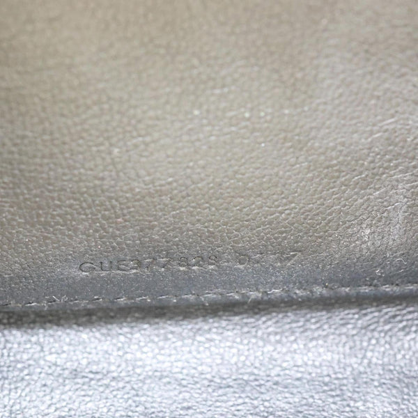 YVES SAINT LAURENT Cassandra Matelasse Grain De Poudre Chain Wallet Cream