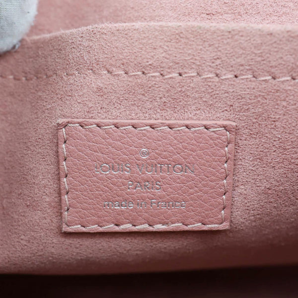 LOUIS VUITTON Mylockme Leather Chain Crossbody Bag Pink