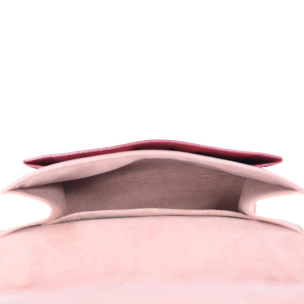 LOUIS VUITTON Mylockme Leather Chain Crossbody Bag Pink