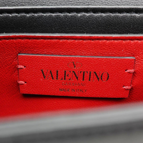 VALENTINO Garavani Supervee Small Leather Crossbody Bag Black